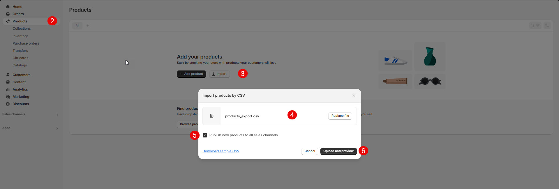 Upload media